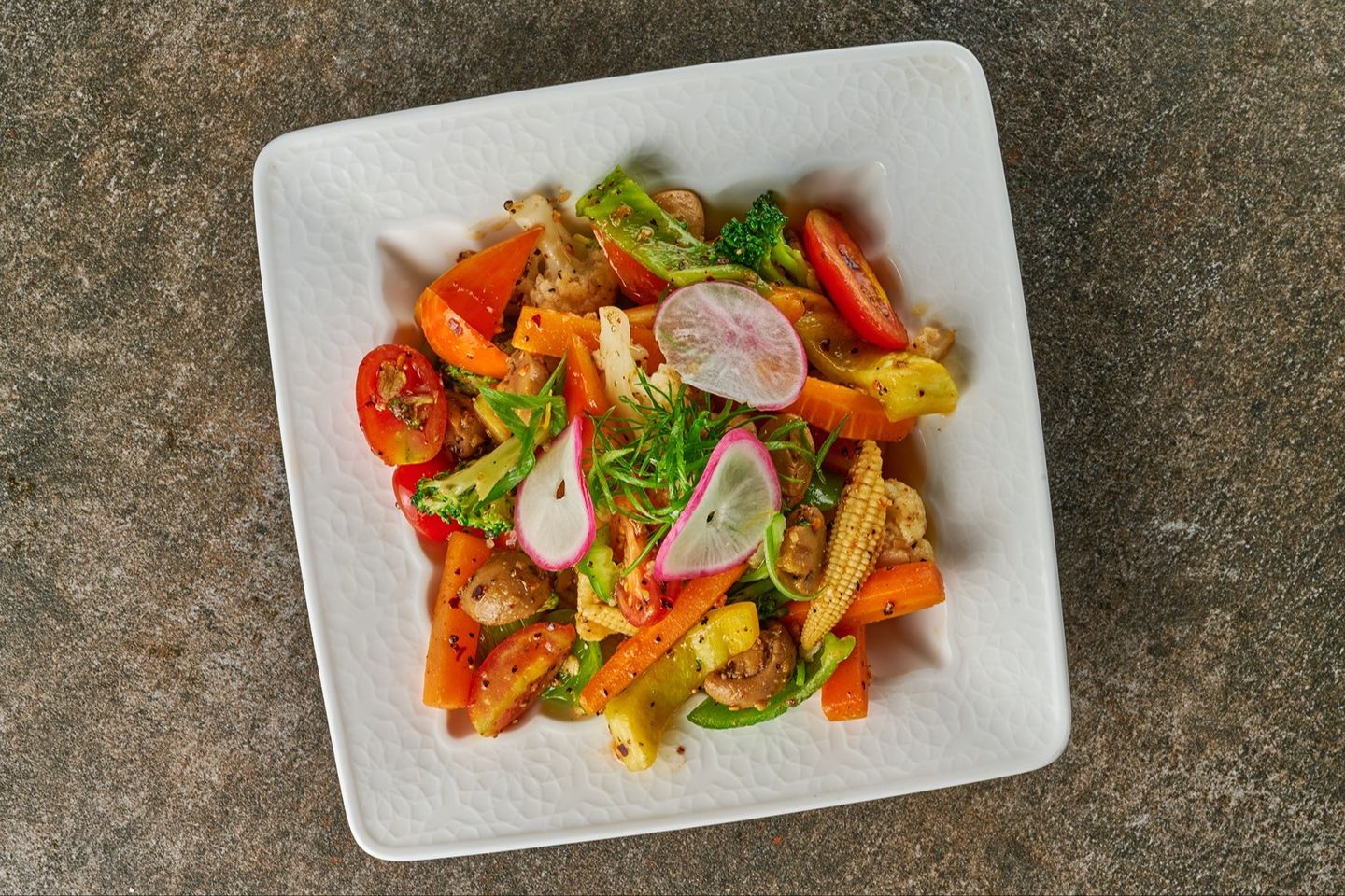 Assorted Vegetable Butter And Garlic
