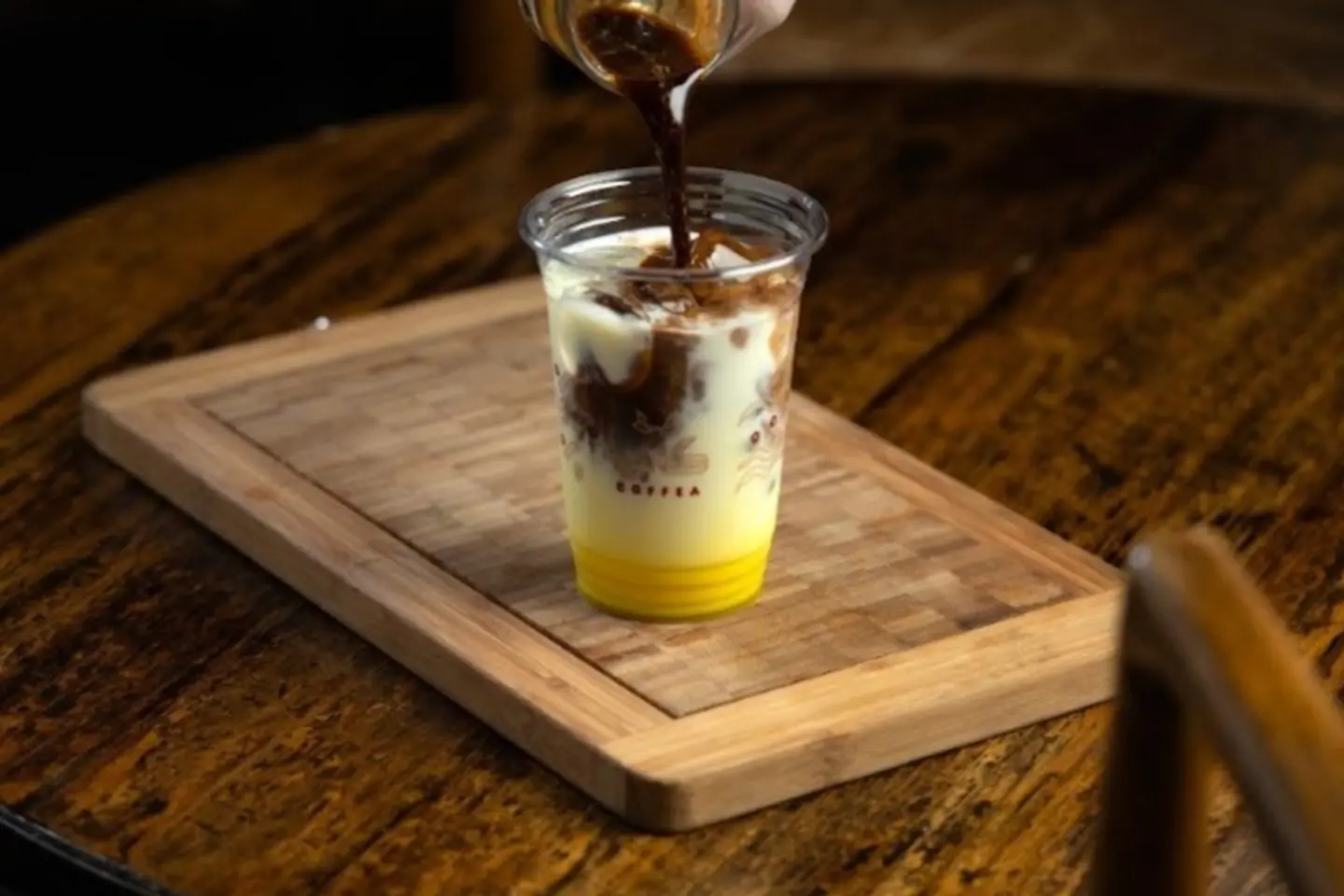 Cold Saffron Latte