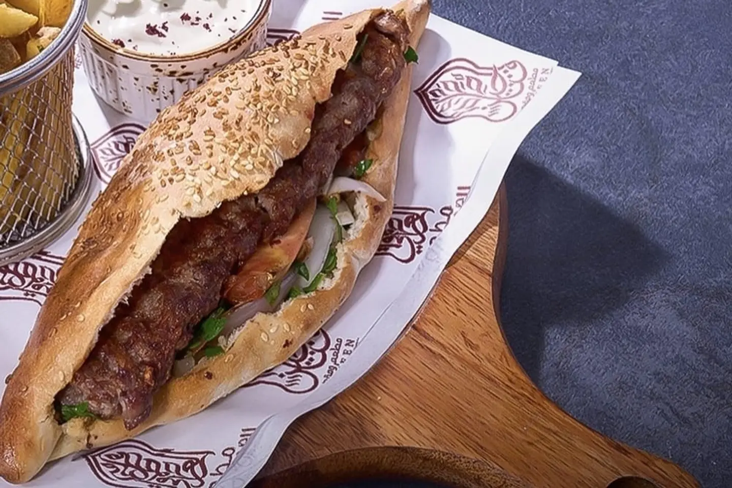 Meat Kebab Sandwich