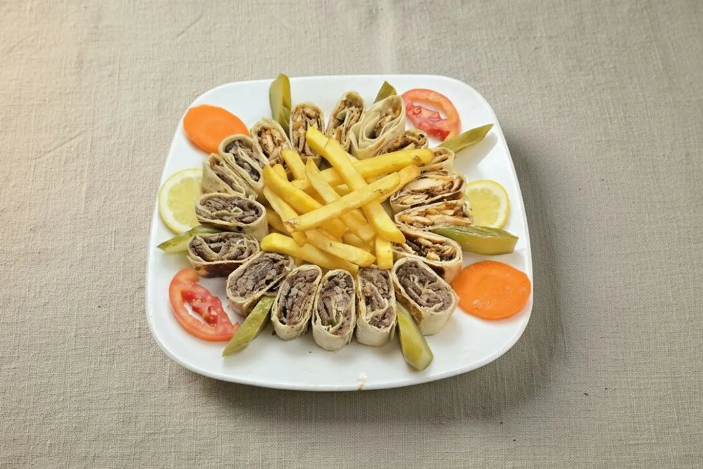 شاورما عربي مشكل