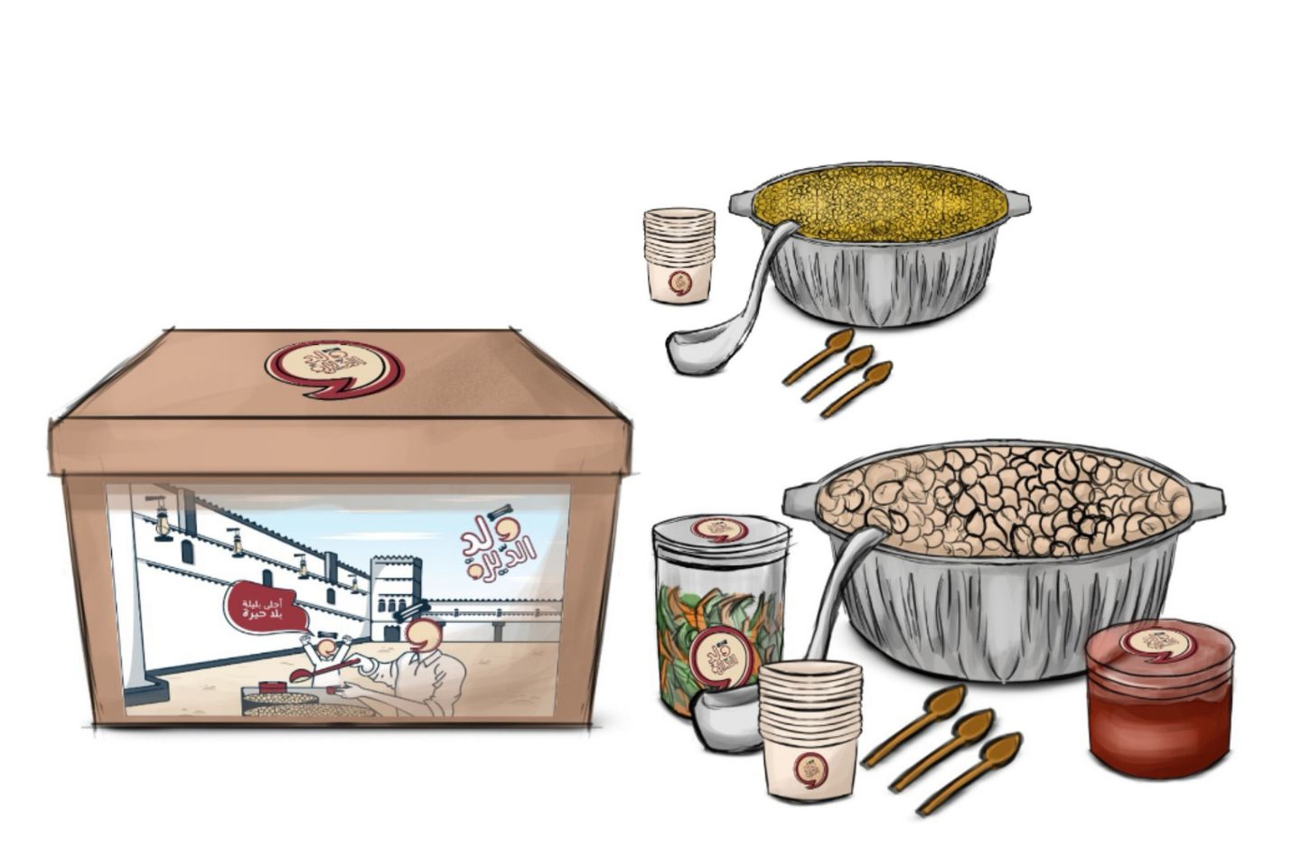 بوكس لمّة بليلة وذرة كبير