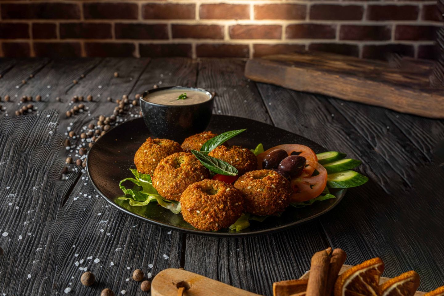Plate Falafel
