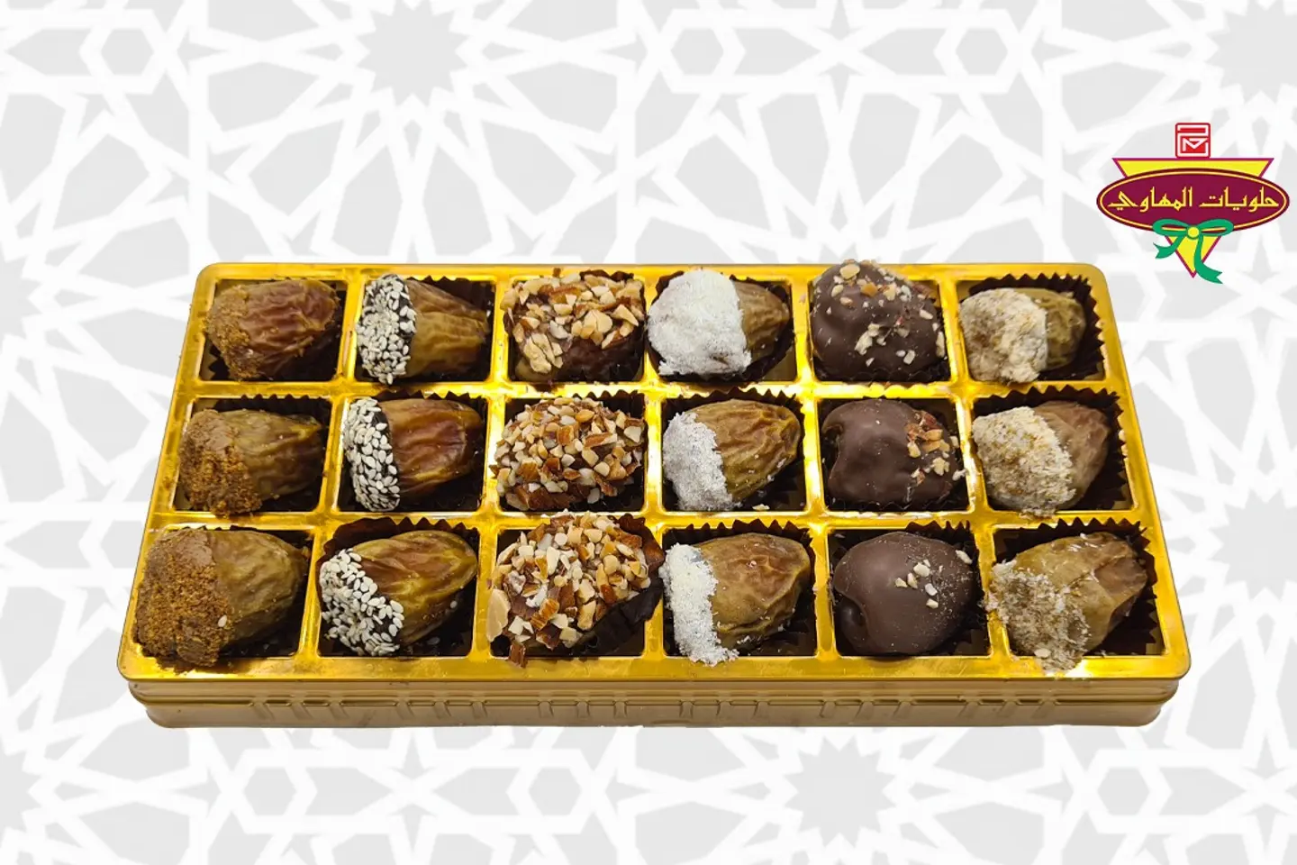 تمر محشي فاخر عبوة كبيرة