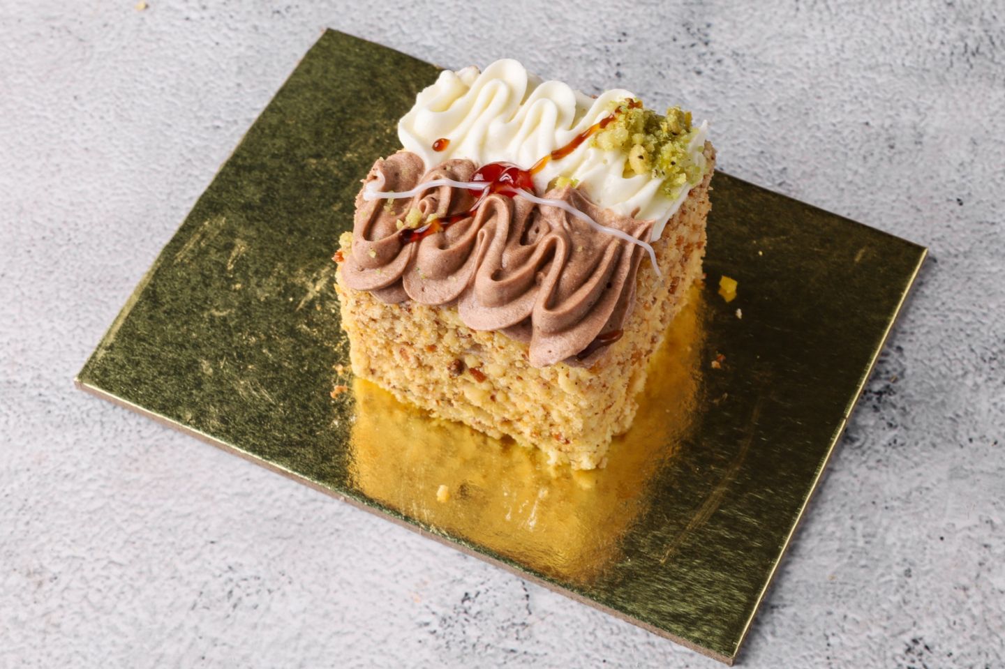 Mixed Square Cake