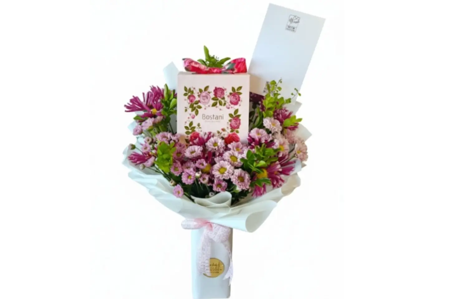 Bouquet/With/Choklet Bustani/Number 8