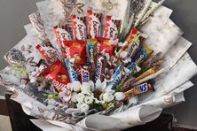 Snack Bouquet With Tree Packaging