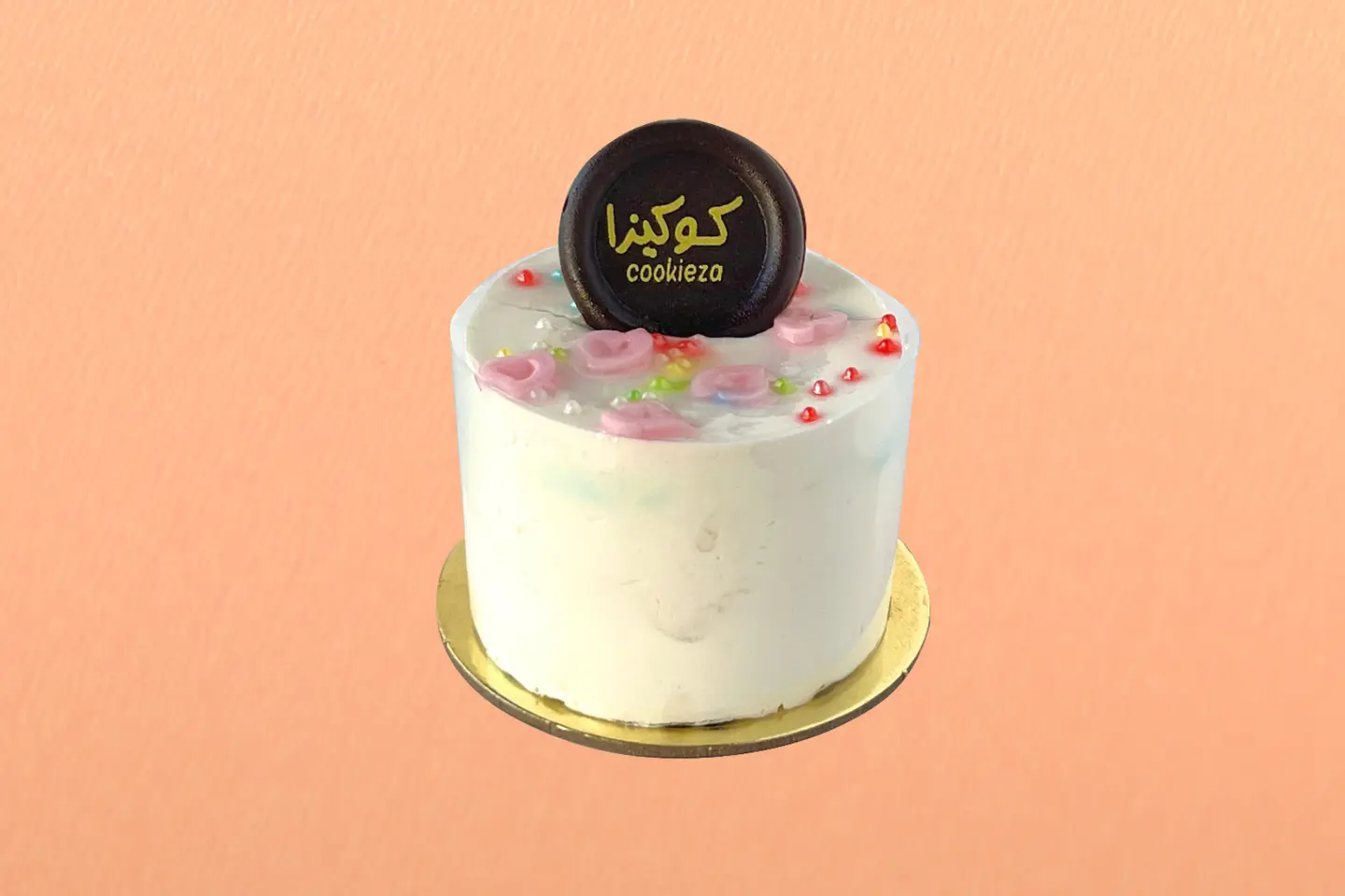 كيك فانيليا صغير