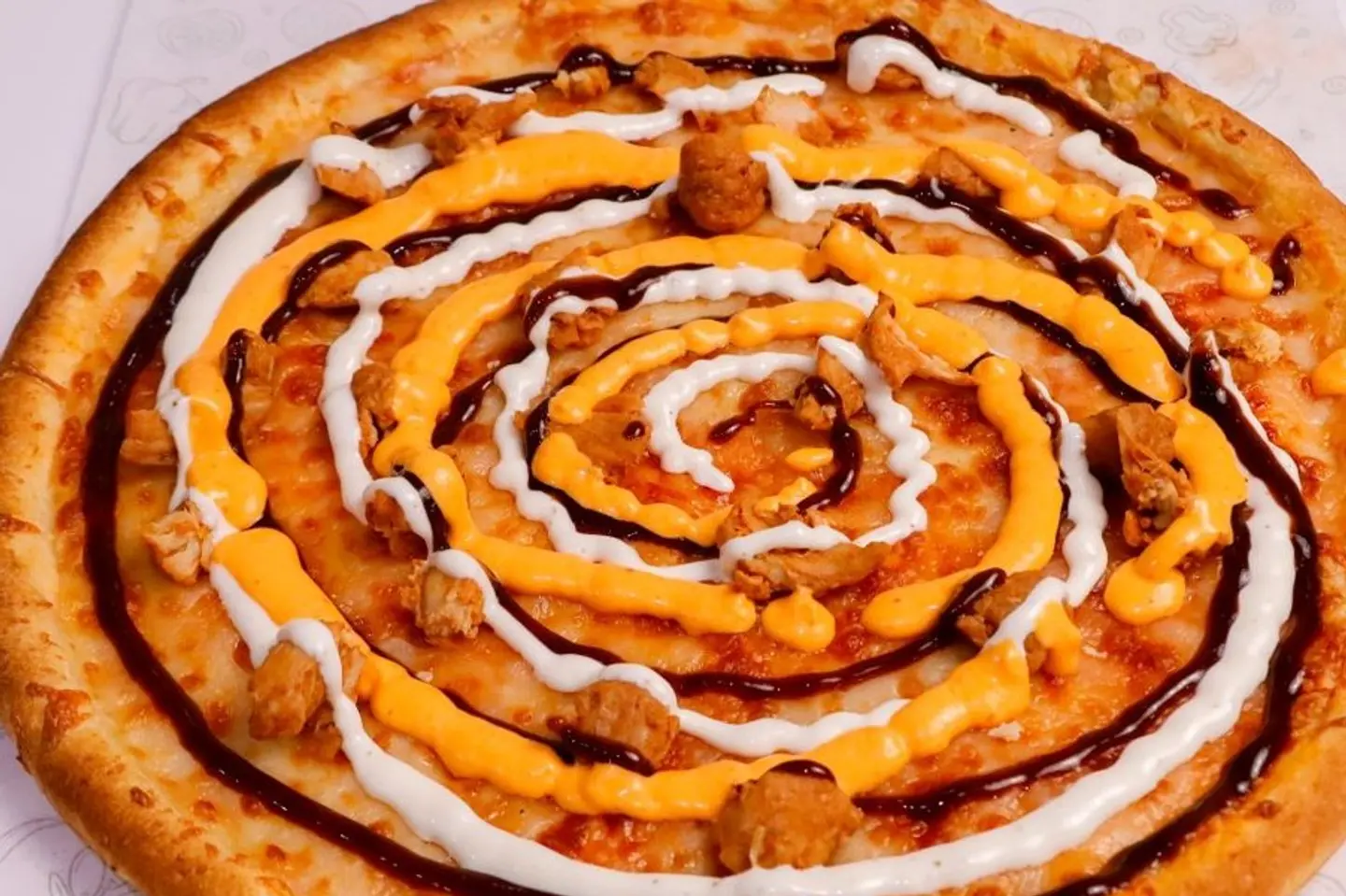 Chicken Pizza Mixed Sauce Small