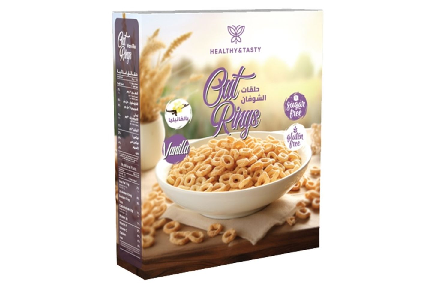 حلقات الشوفان بالفانيليا