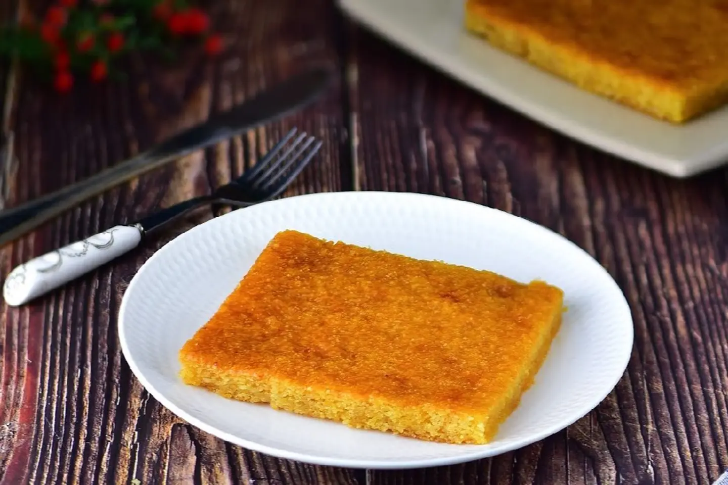 بسبوسة سادة