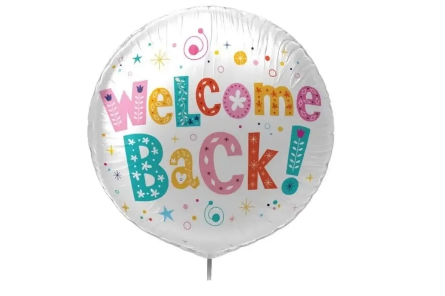 بالون الترحيب بالعودة