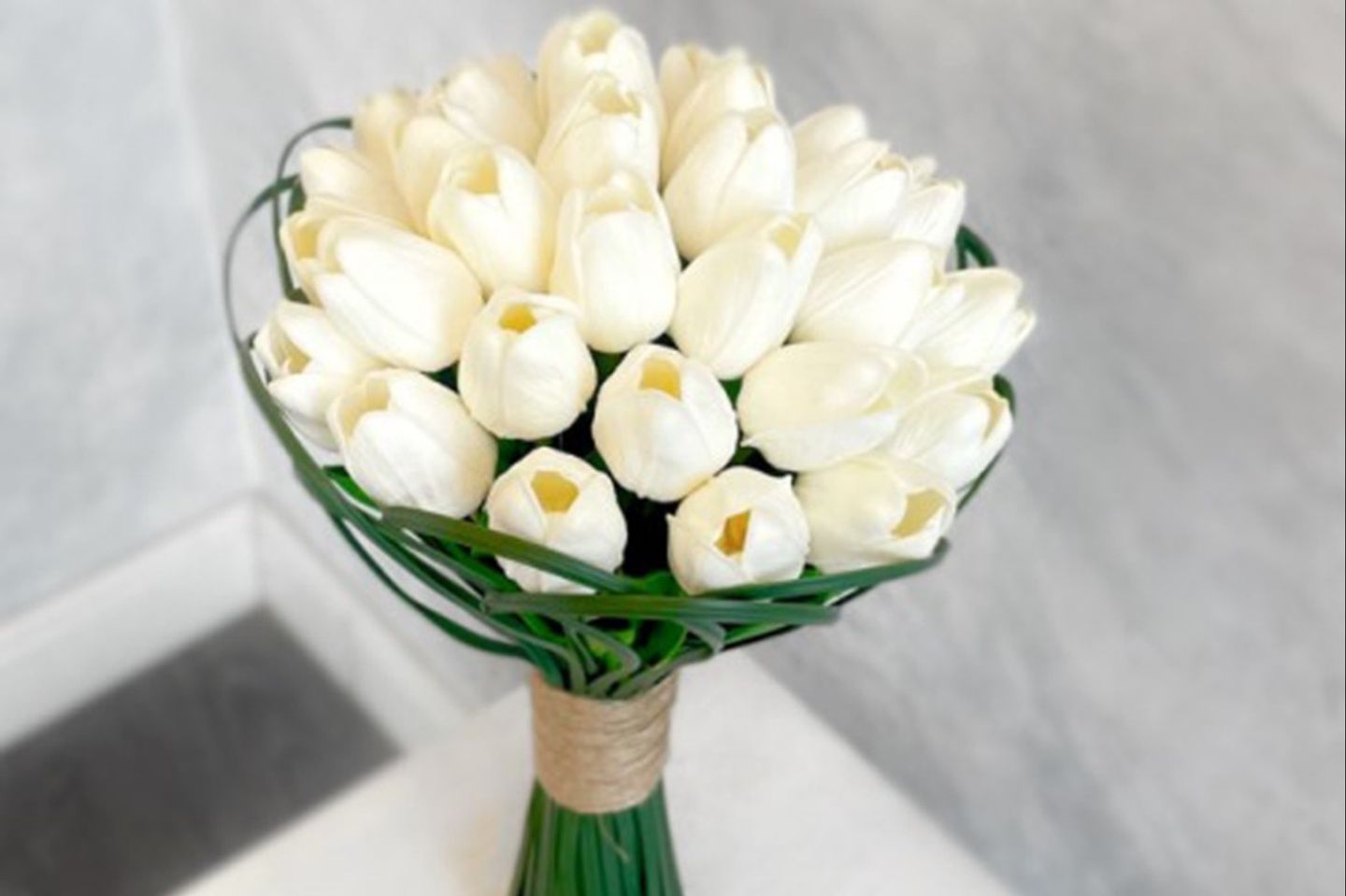 Artificial Tulip Bridal Bouquet