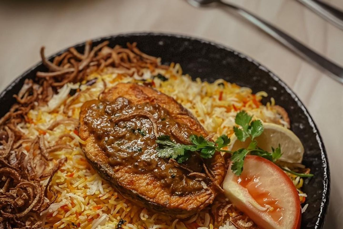 برياني سمك
