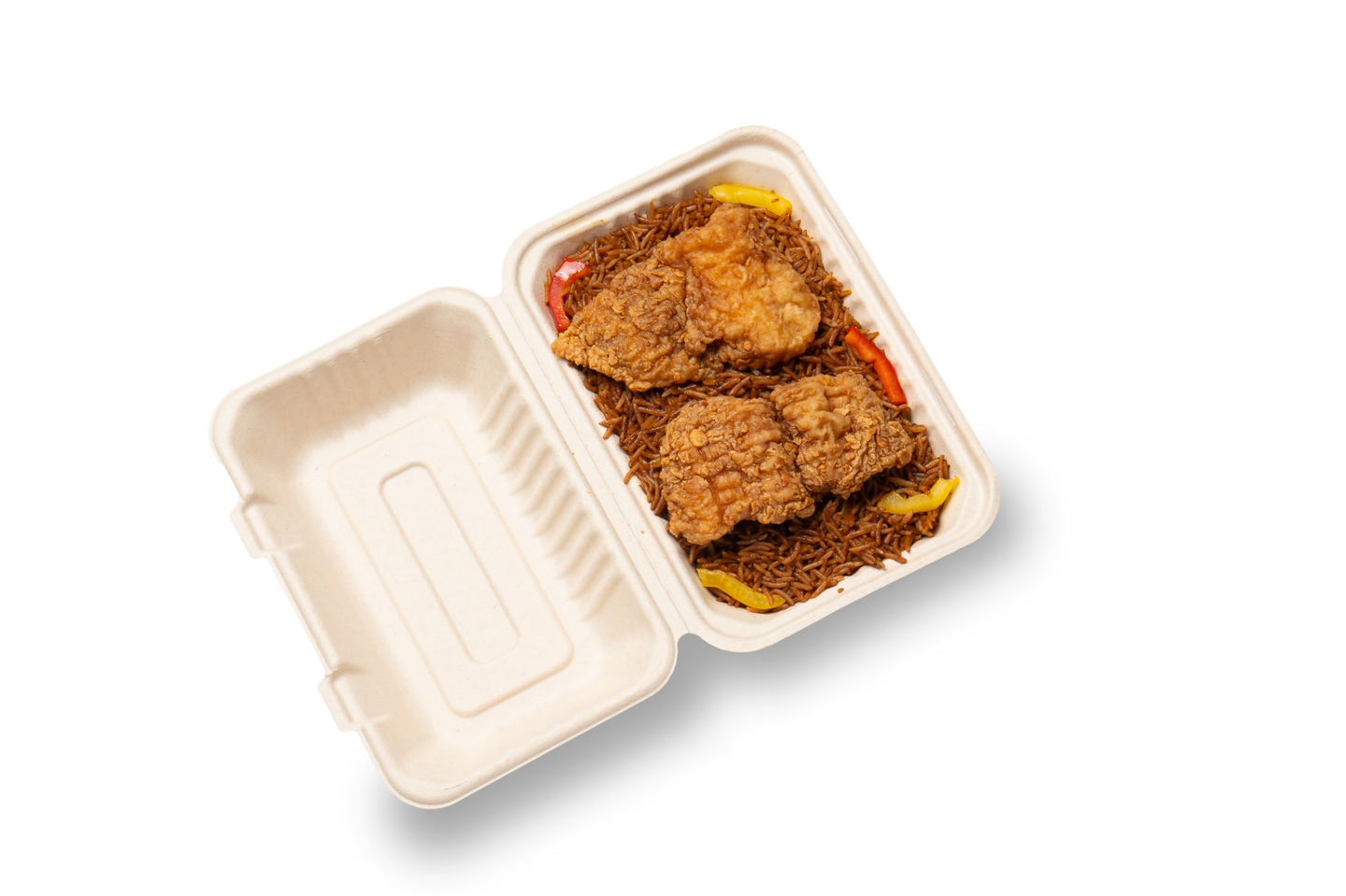 Fried Or Grilled Fish Fillet With Rice