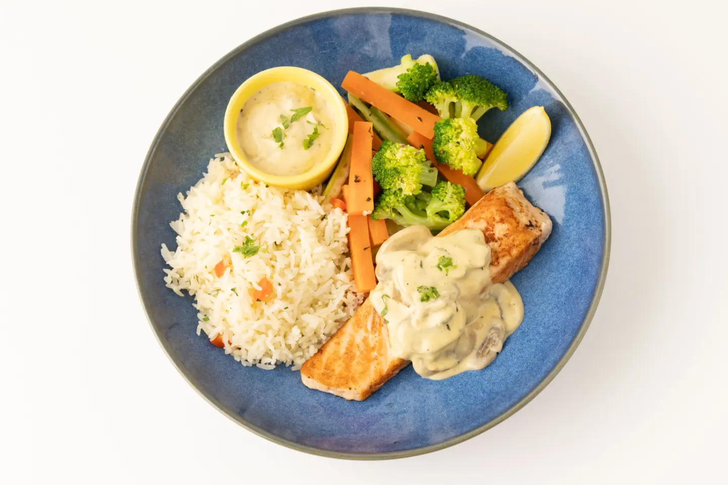 Shroomed Salmon Platter