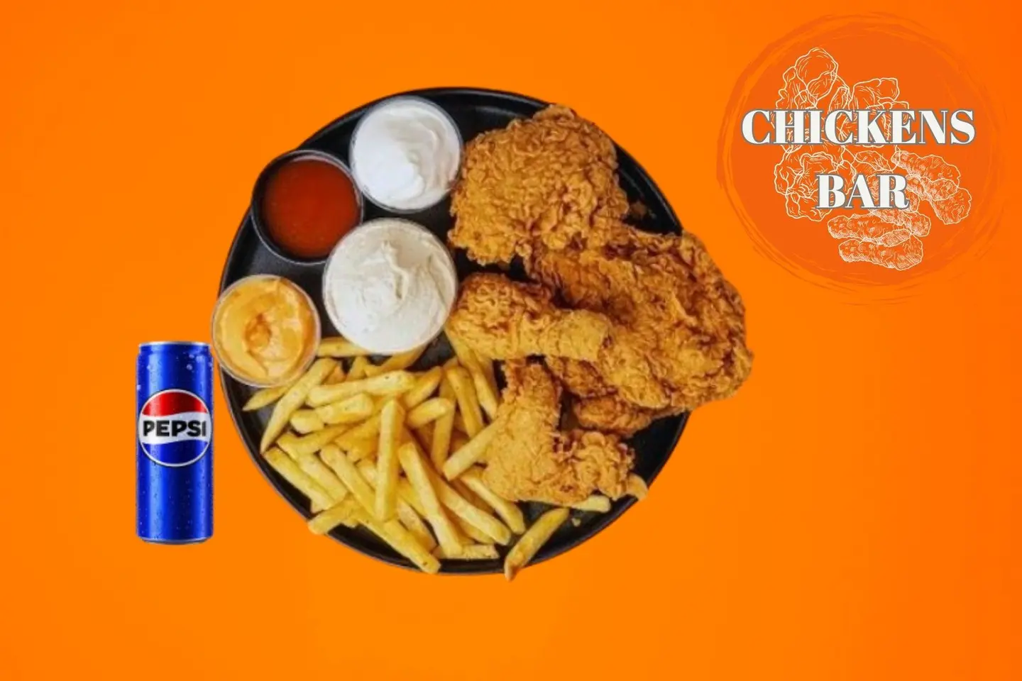 Meal Broasted Chicken 4 Piece