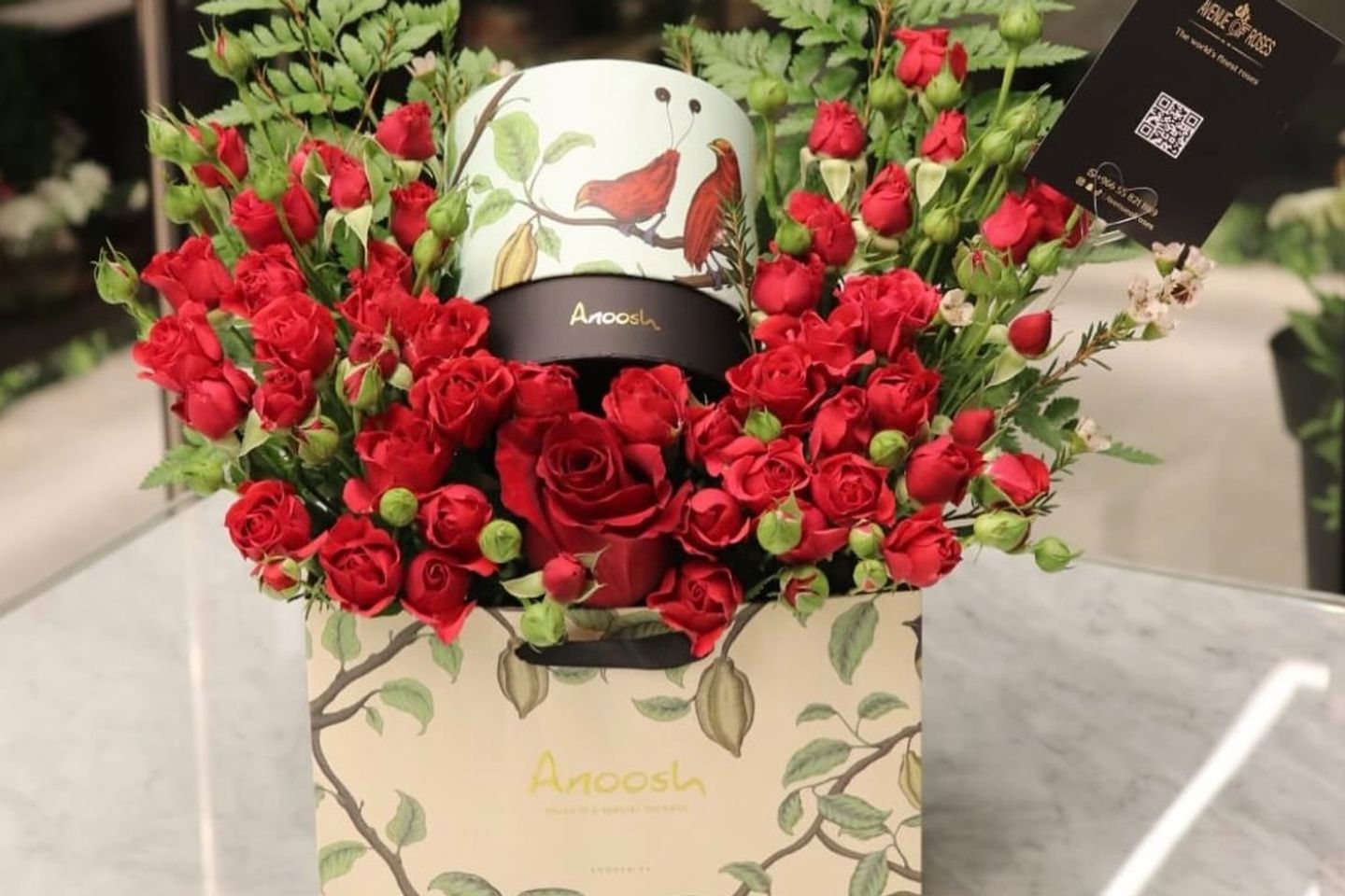Flower Chocolate Anoosh Red