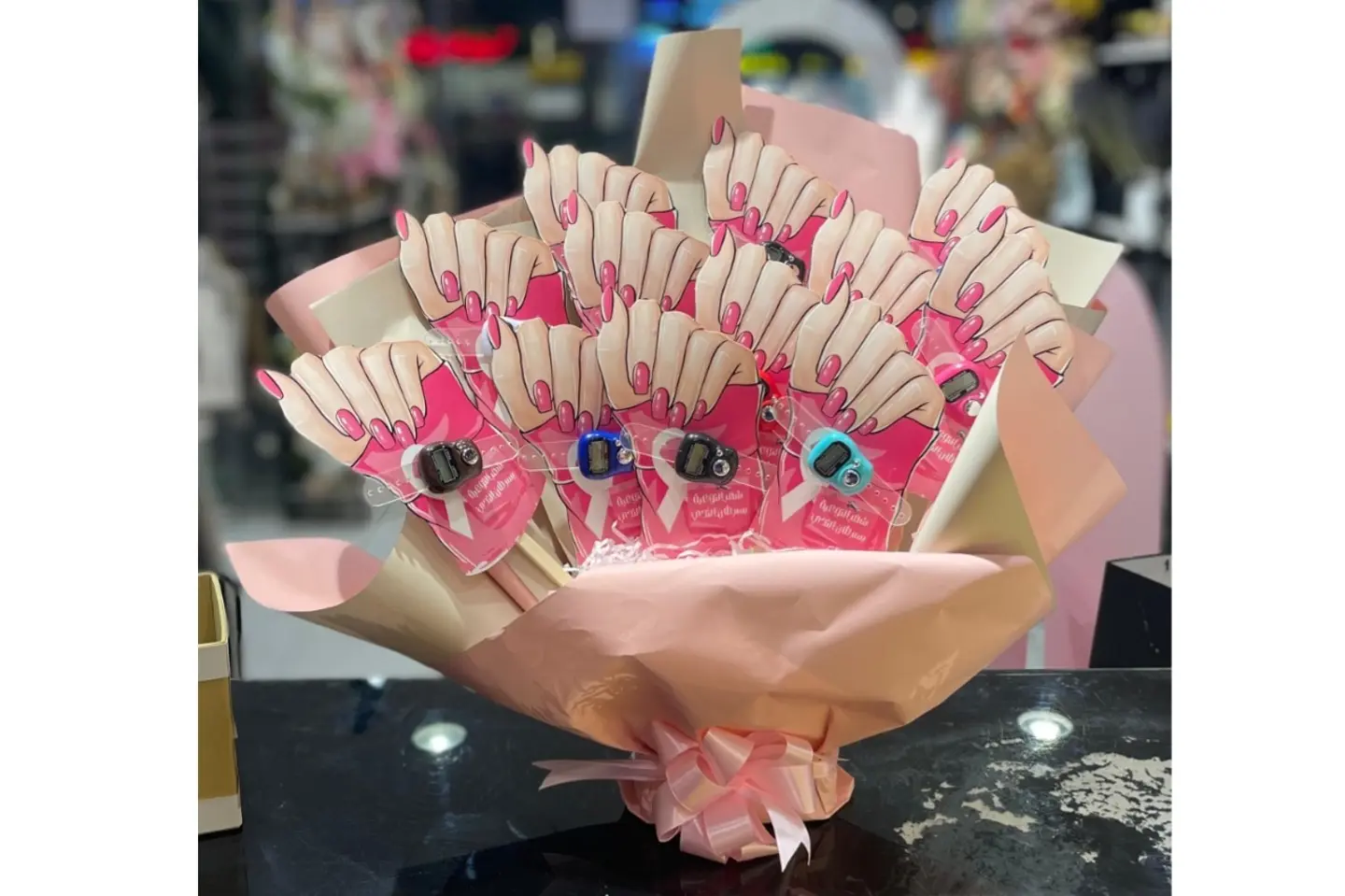Breast Cancer Awareness Distribution Bouquet 4