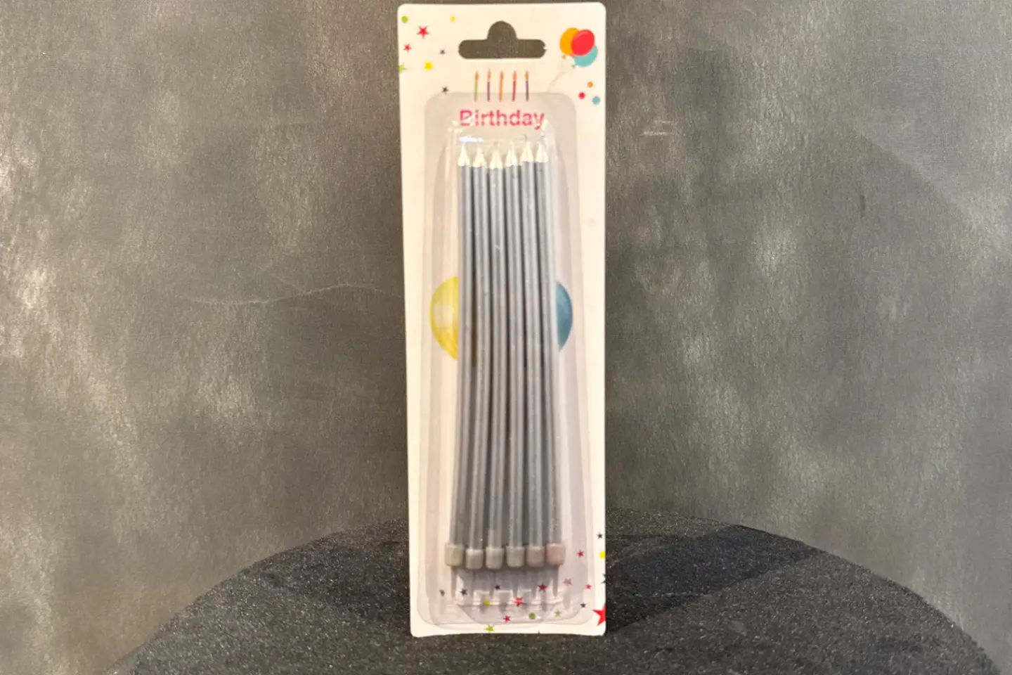 شموع عيد الميلاد - فضي ٢