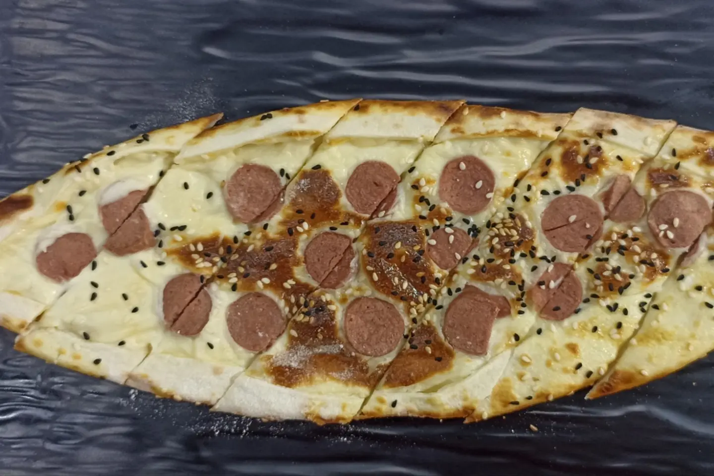 جبن سائل نقانق