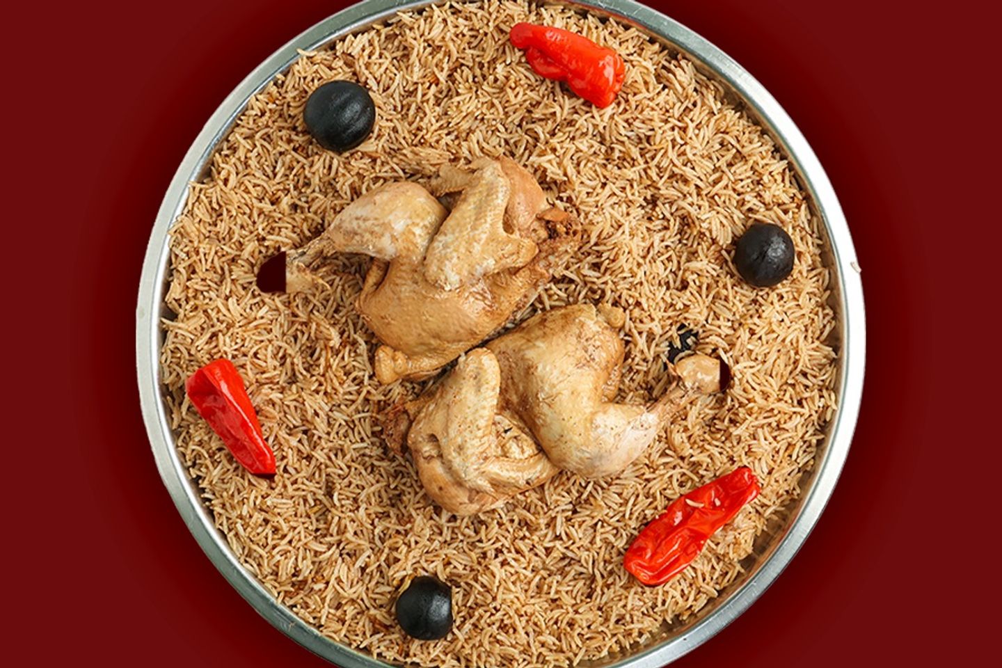 مضغوط حبة دجاج كبسة البر