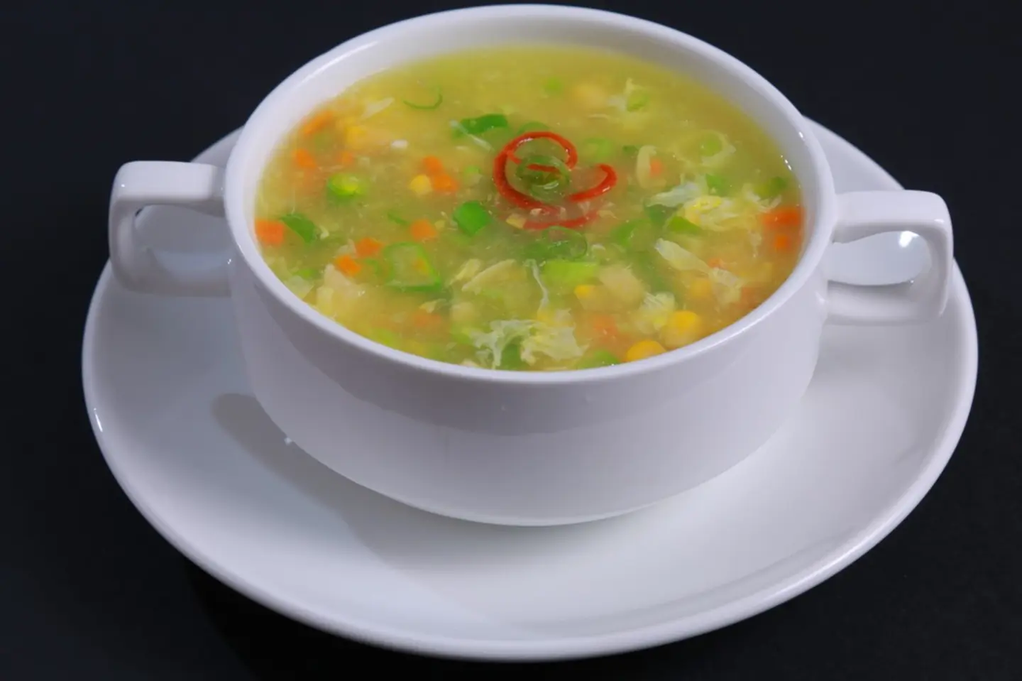 شوربة نباتية صافية