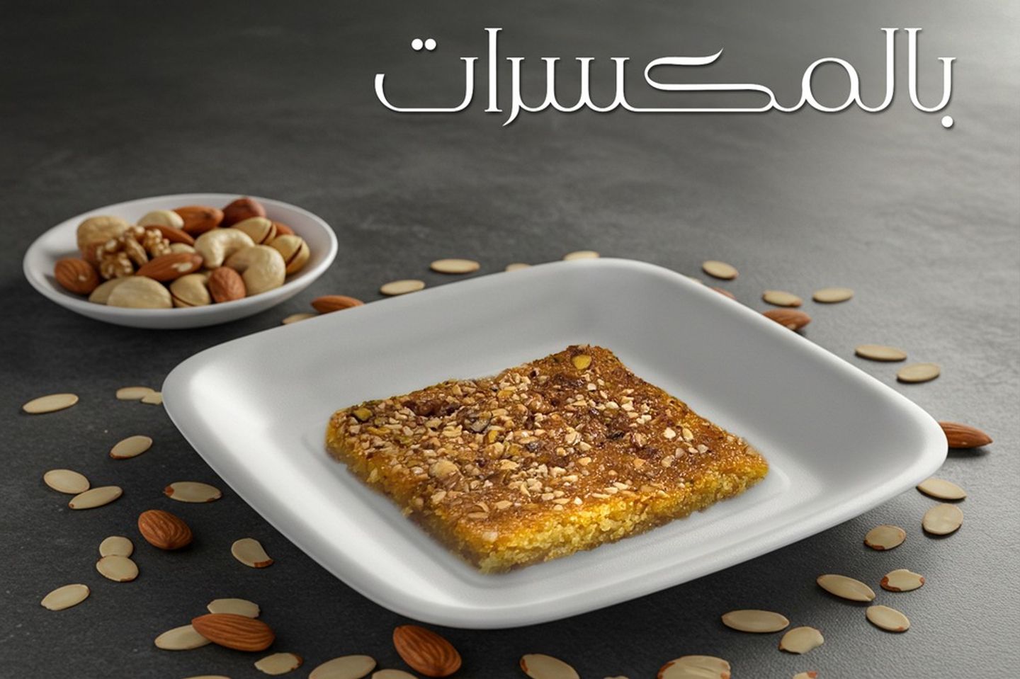 Basbousa With Nuts