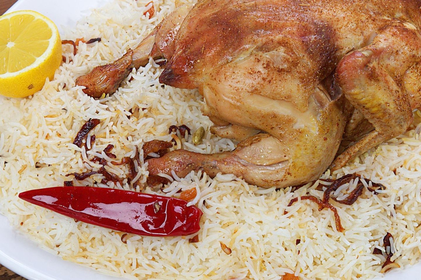 ربع دجاجه حنيذ