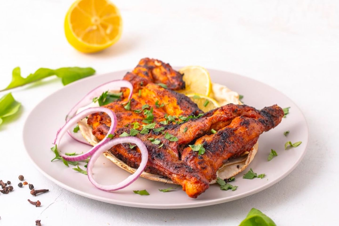 Half Chicken Charcoal Plain