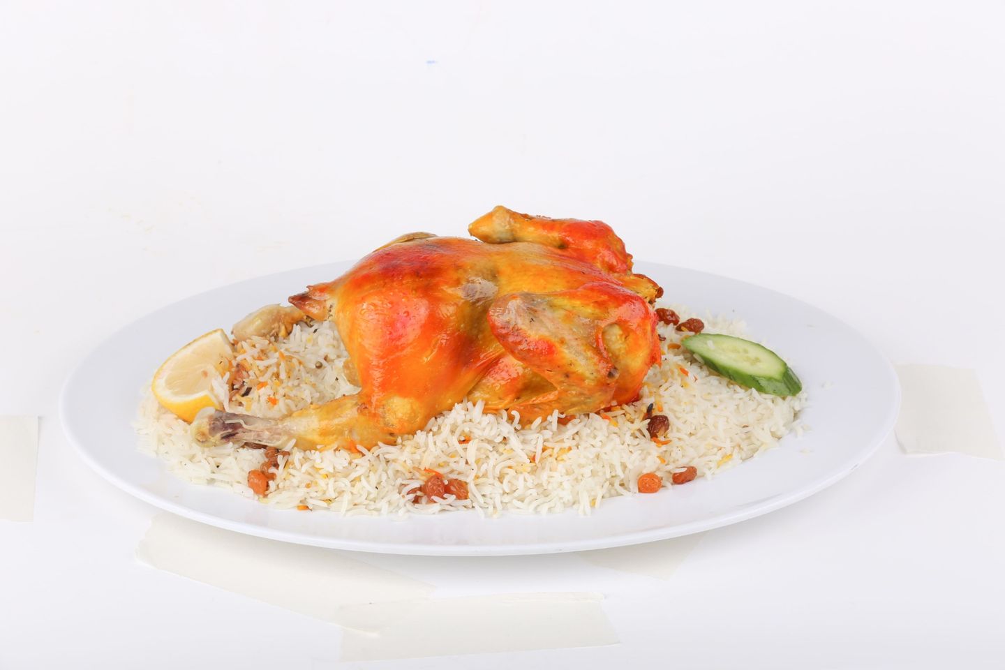 نص حبة دجاج مندي - ارز بشاور