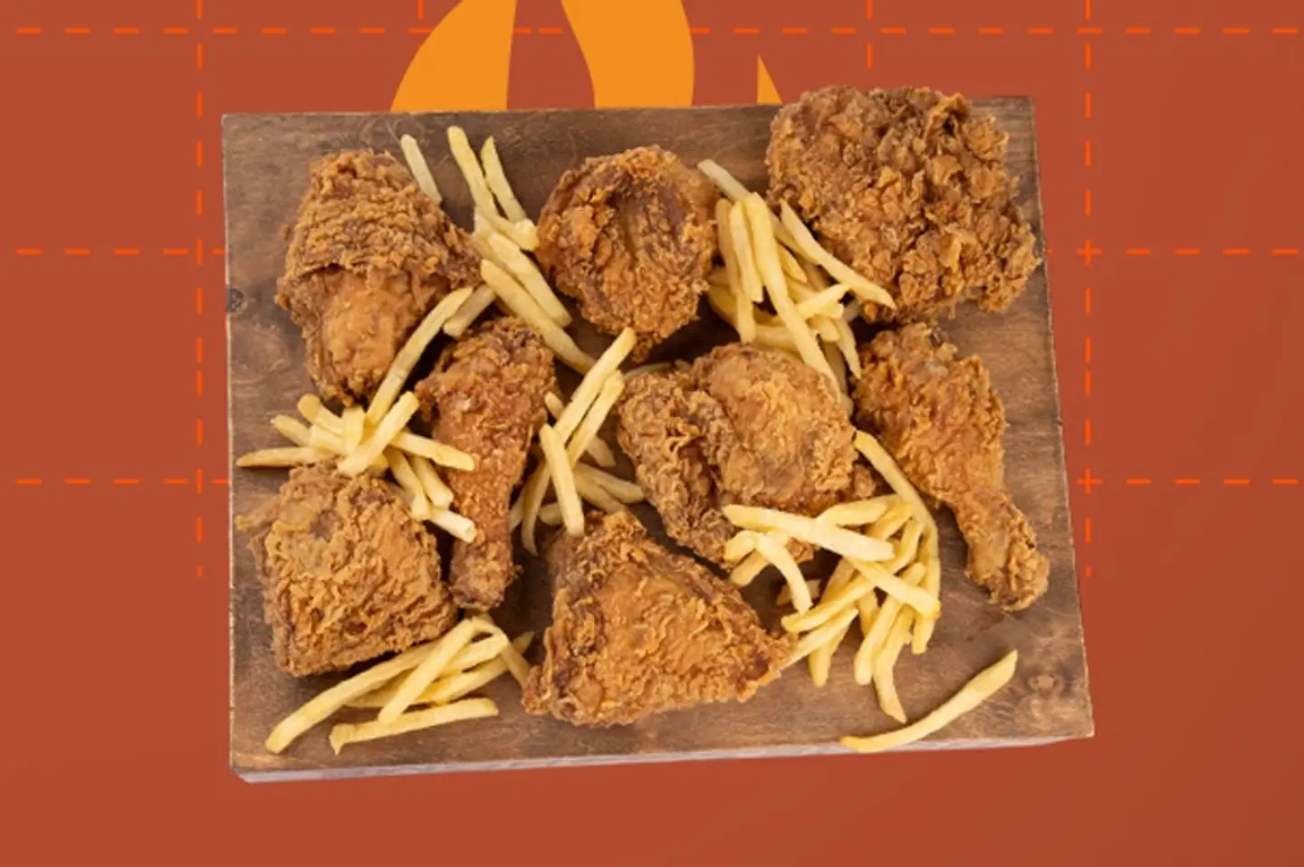 بروستد اربع قطع