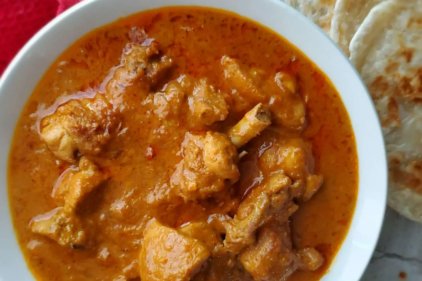Chicken Korma With Rotti
