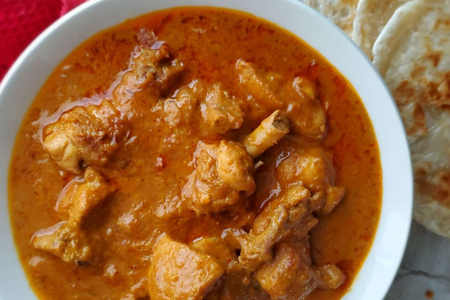 Chicken Korma With Rotti