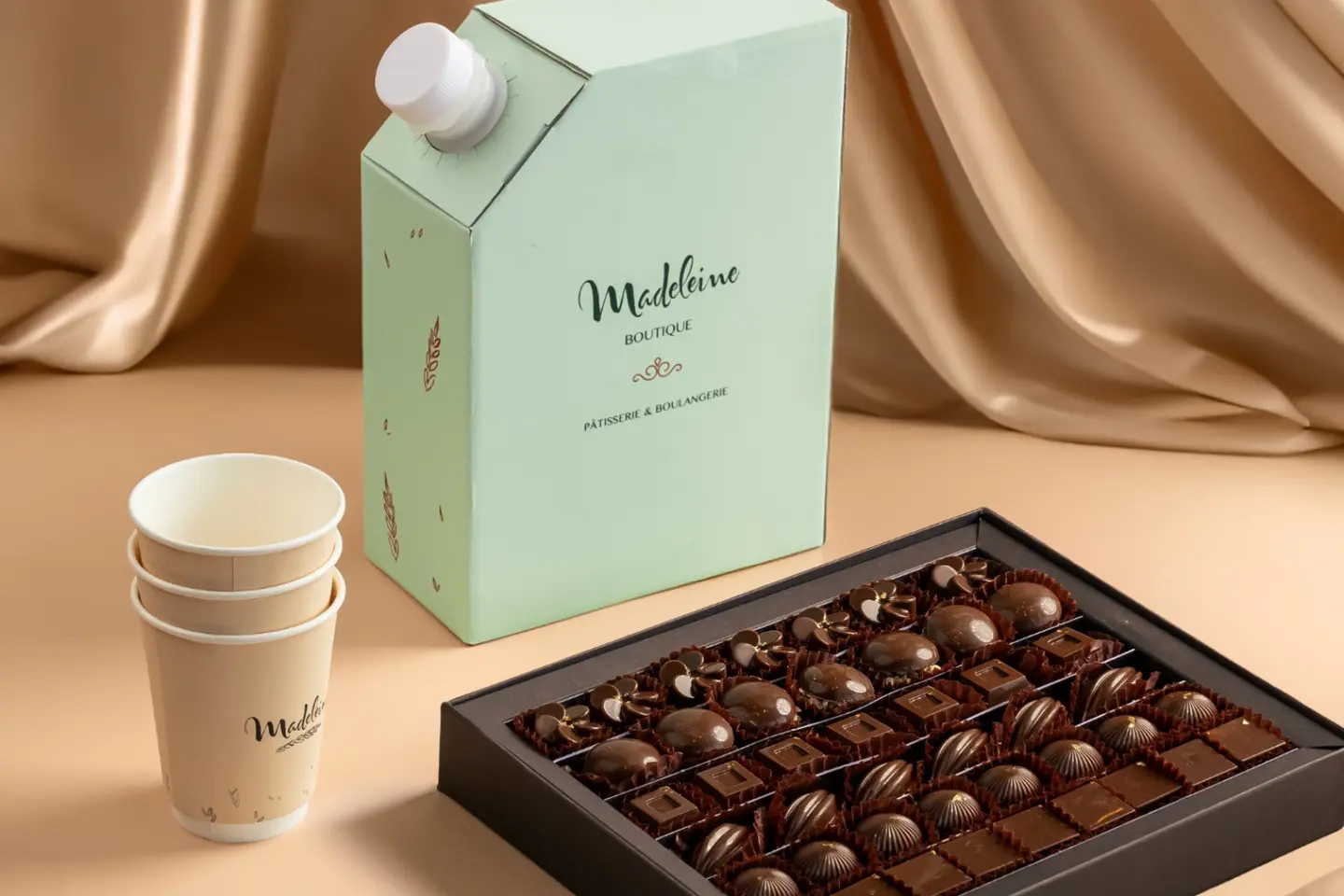 تشكيلة شوكولاتة السيجنتشر مع قهوة