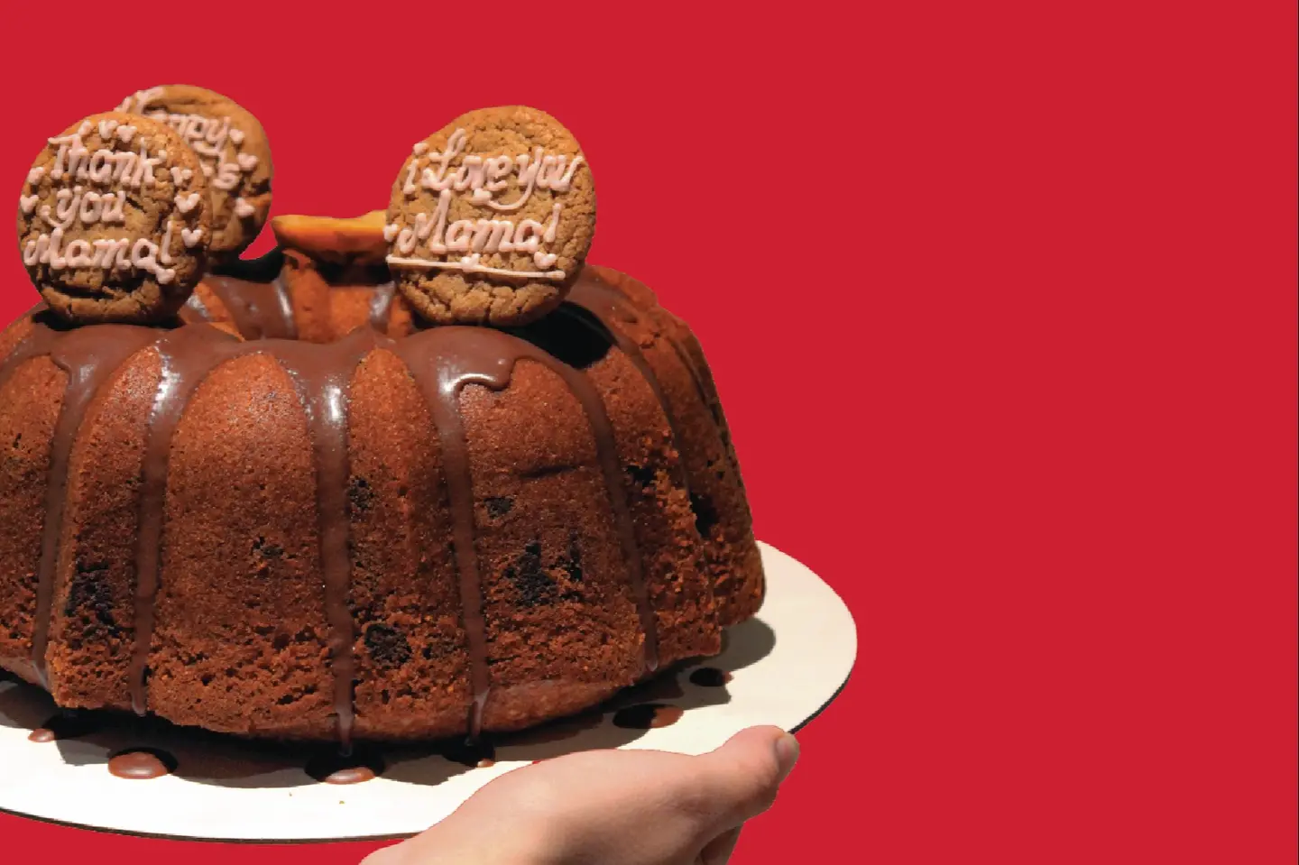 الكتابة على قطعة كوكيز باللغة الانجليزية فقط