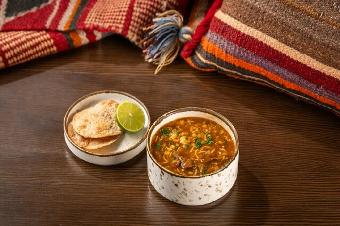 شوربة الحريرة باللومي