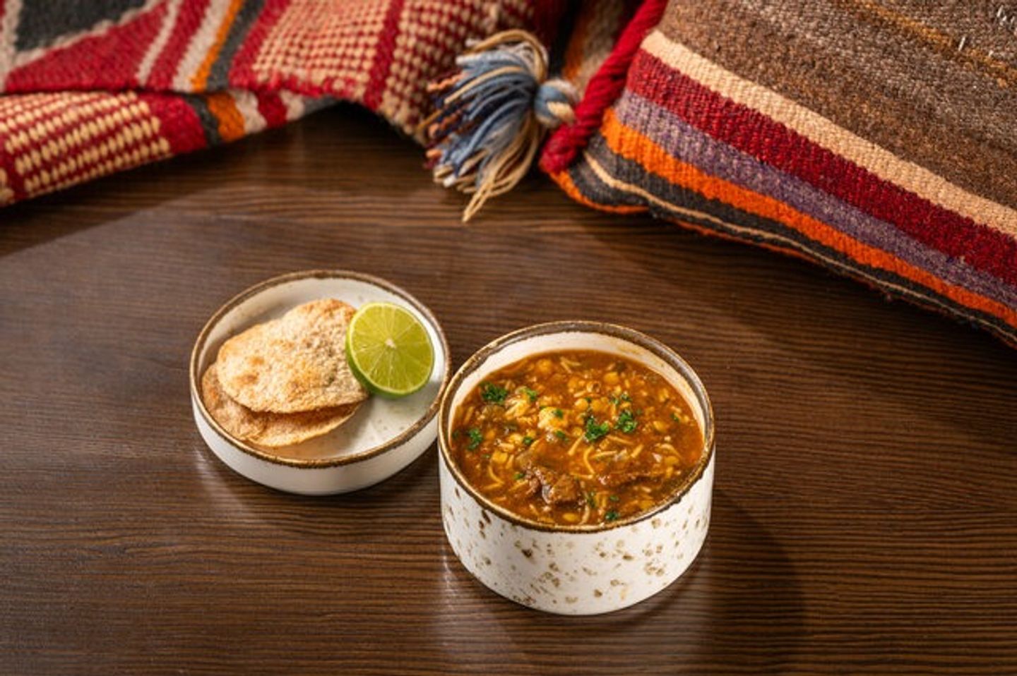 شوربة الحريرة باللومي