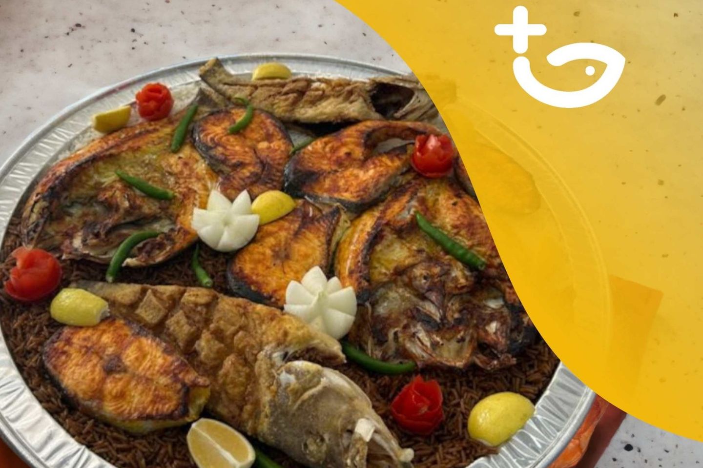 Grilled Fish Tray With Special Sauces