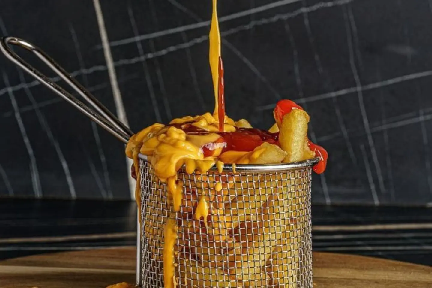 فرايز شاورما لحم