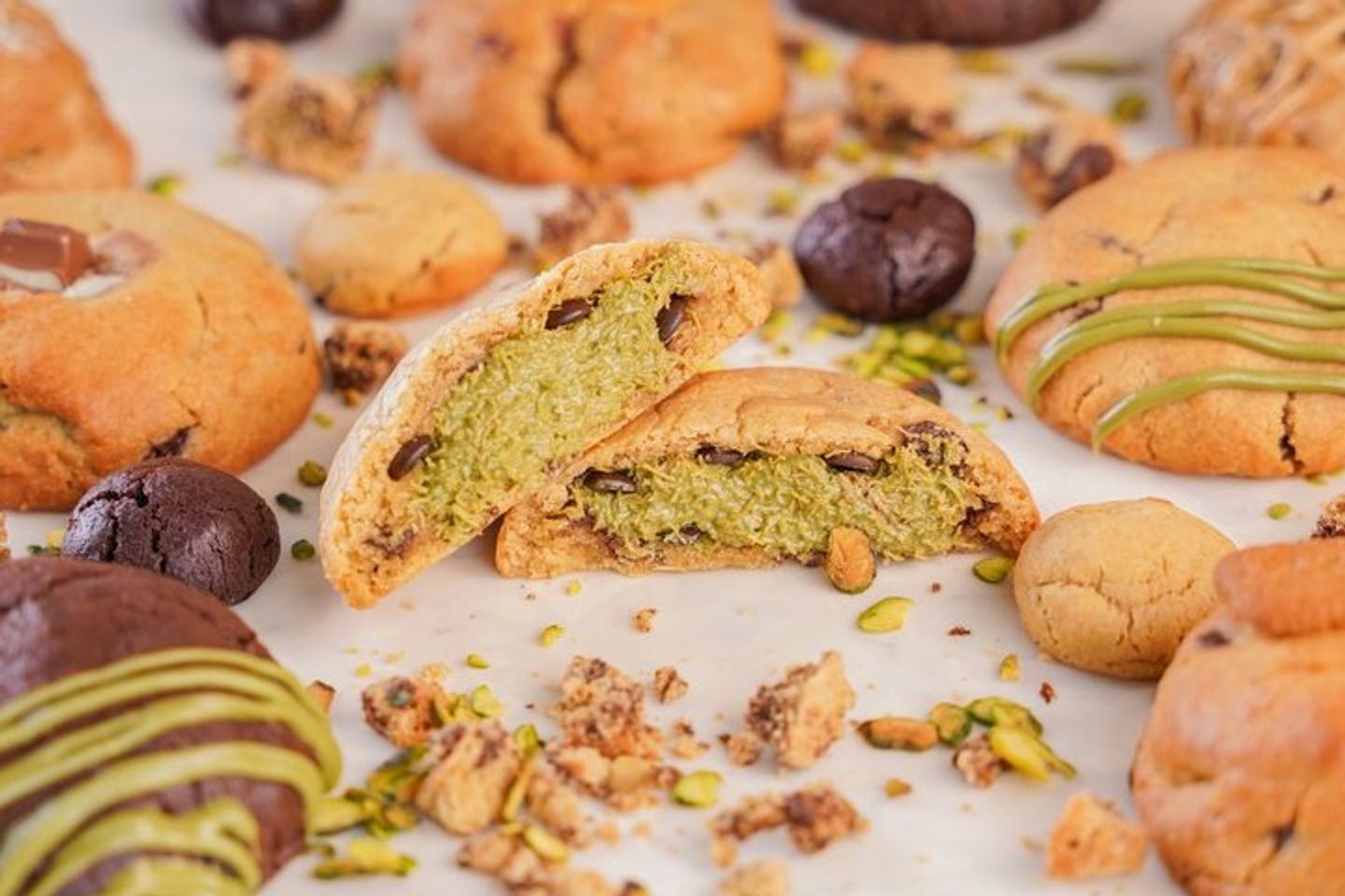 Kunafa Pistachio Cookie