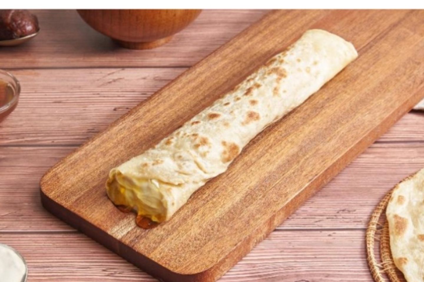 Cheese And Honey Chapati