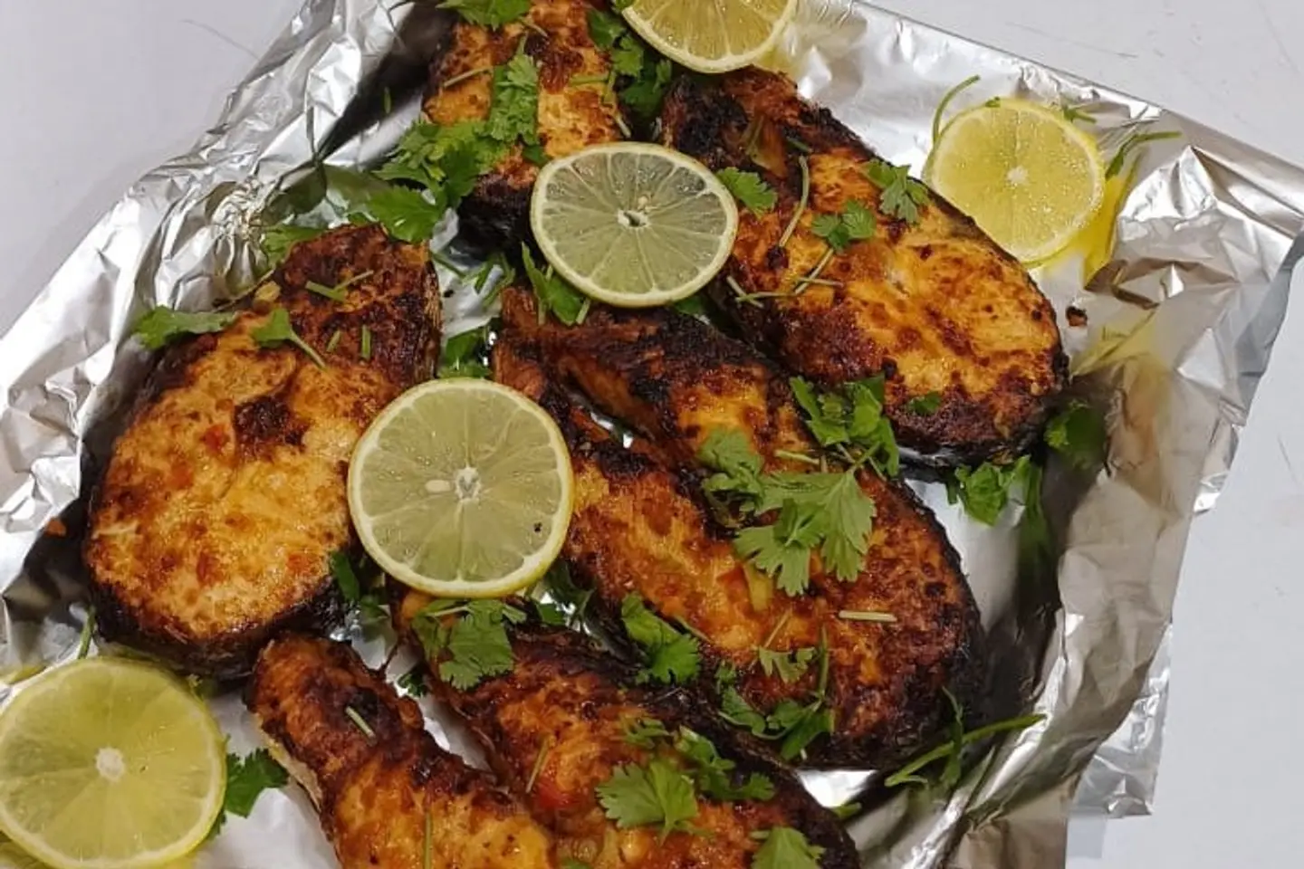 سالمون مشوي