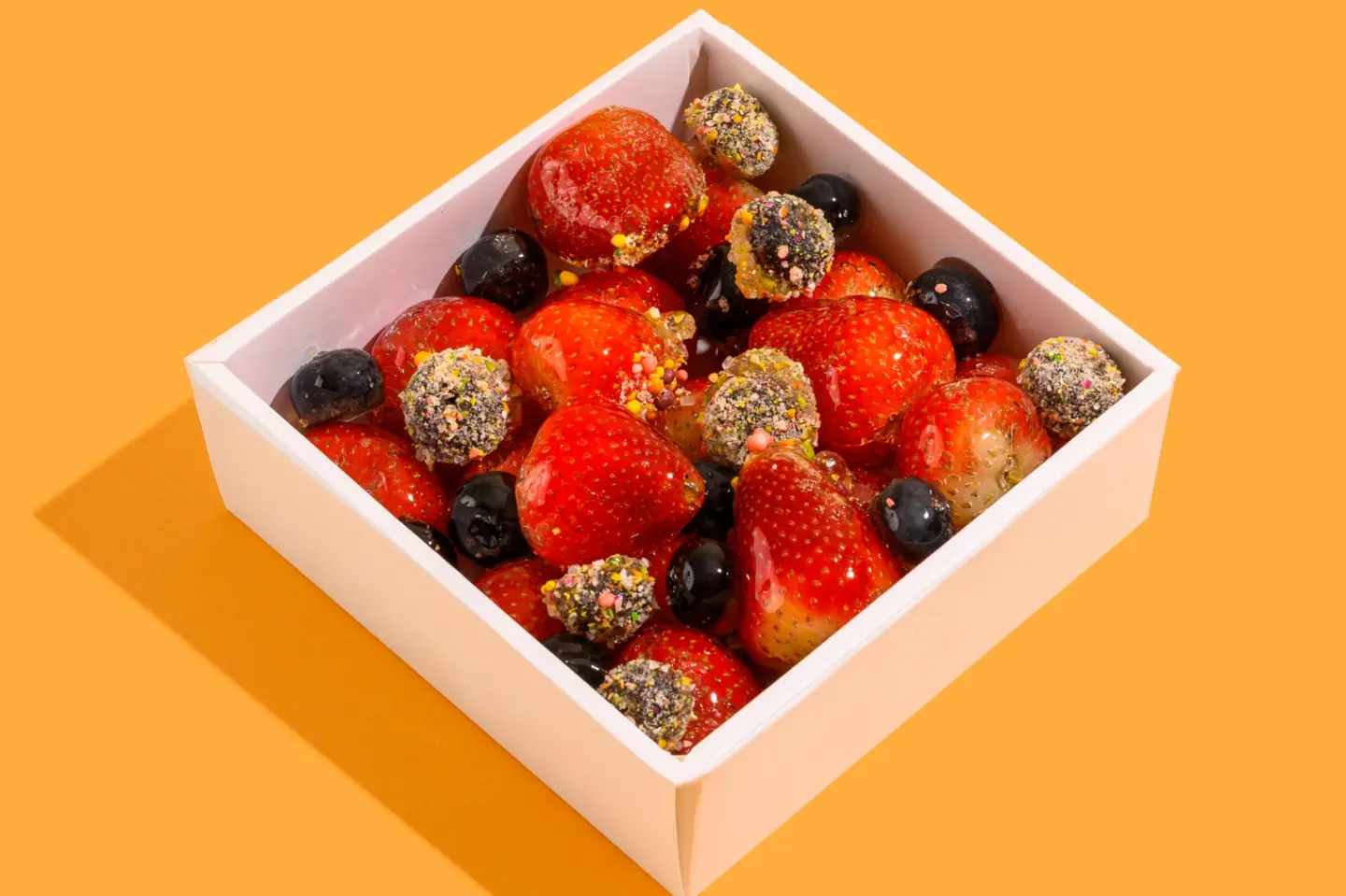 Strawberry And Blueberry Tanghulu Box