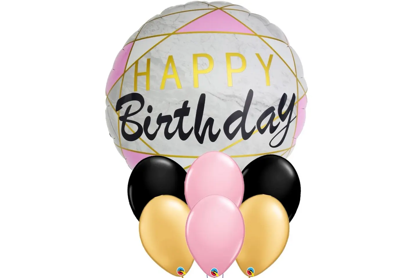 Happy Birthday Bouquet Marble