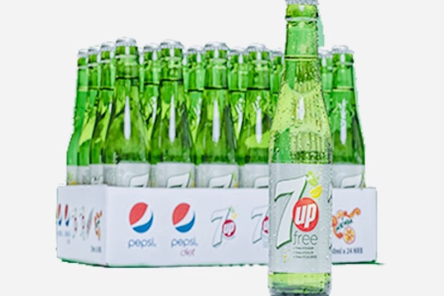 7up Diet Glass