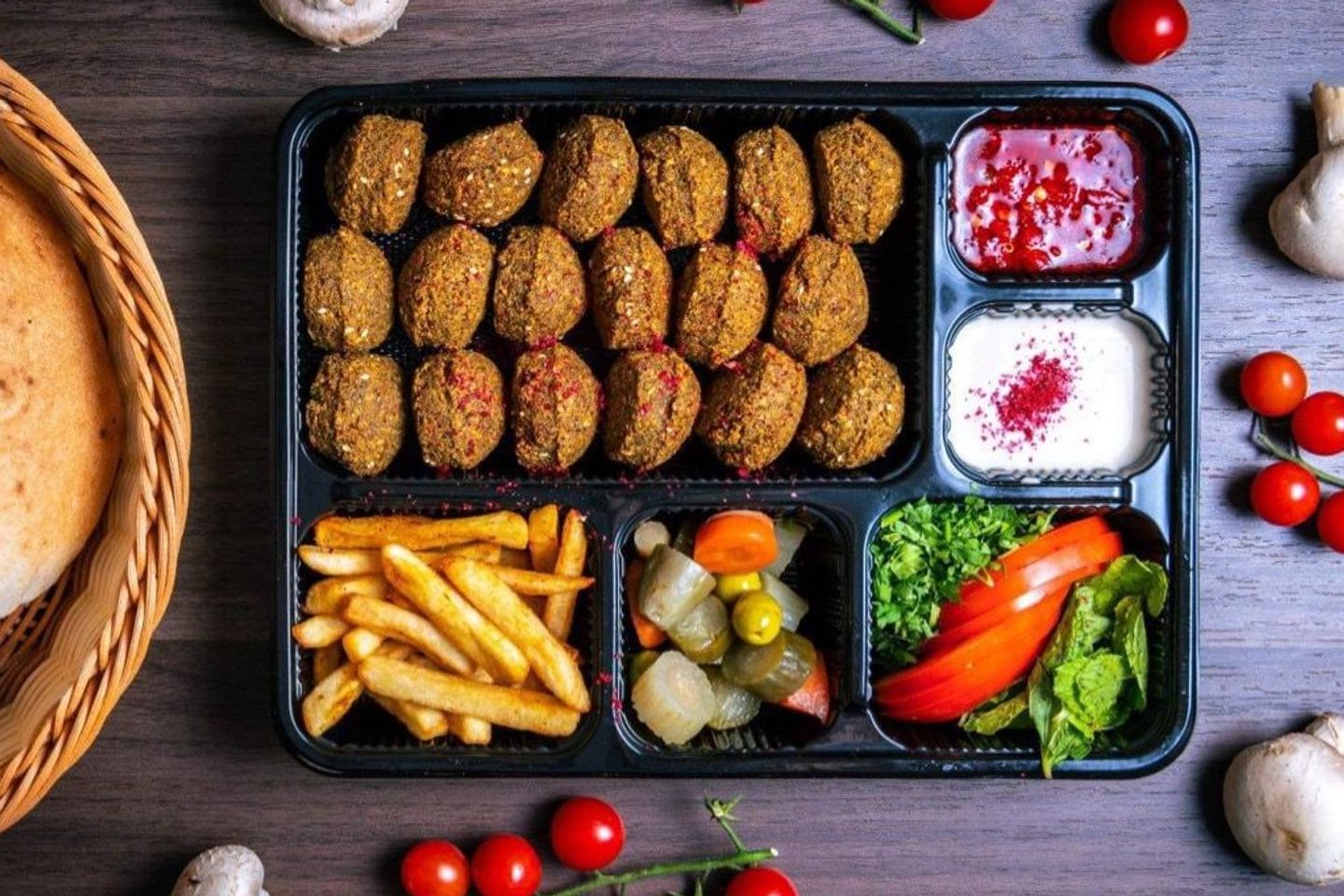 صحن مشكل عادي