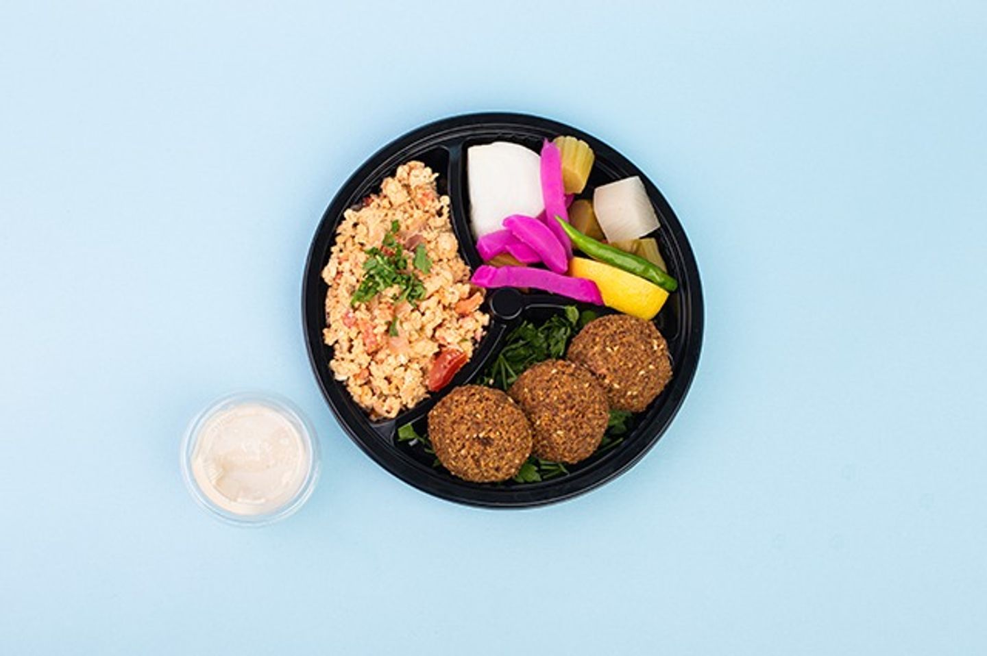 Shakshuka W/Falafel Dish