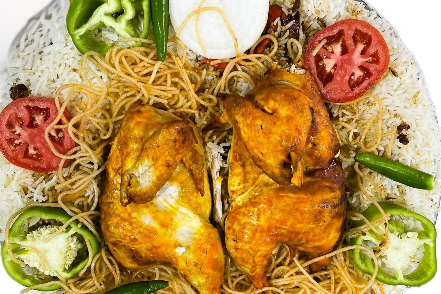 نصف دجاج محمر