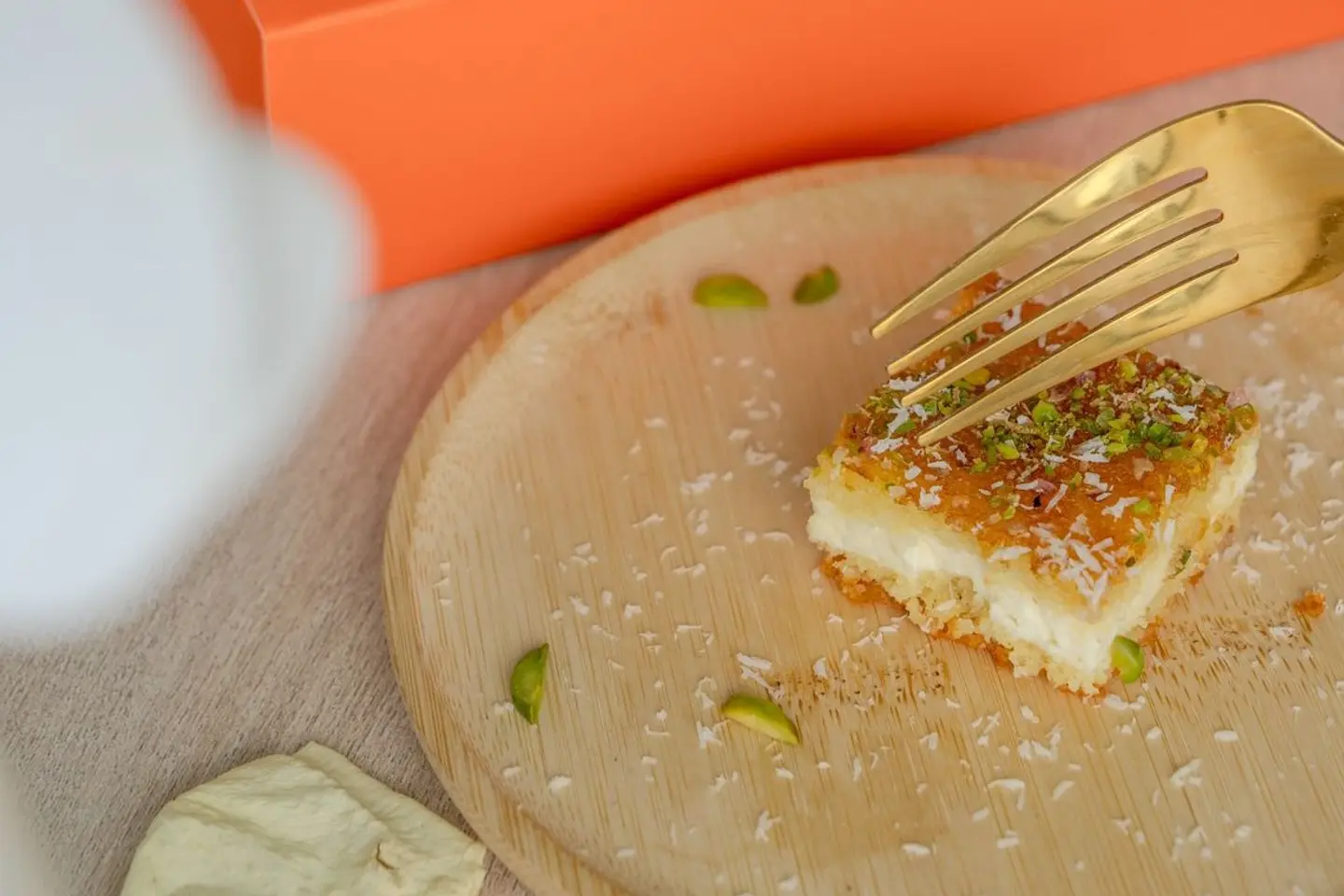 Basbousa With Cream