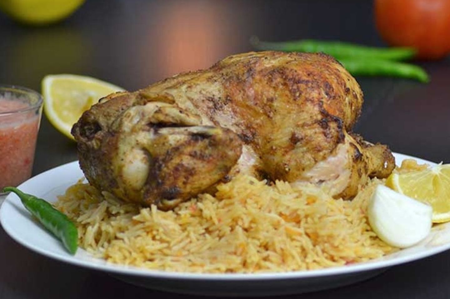 الشواية دجاجة - الشواية ربع دجاجة بدون أرز